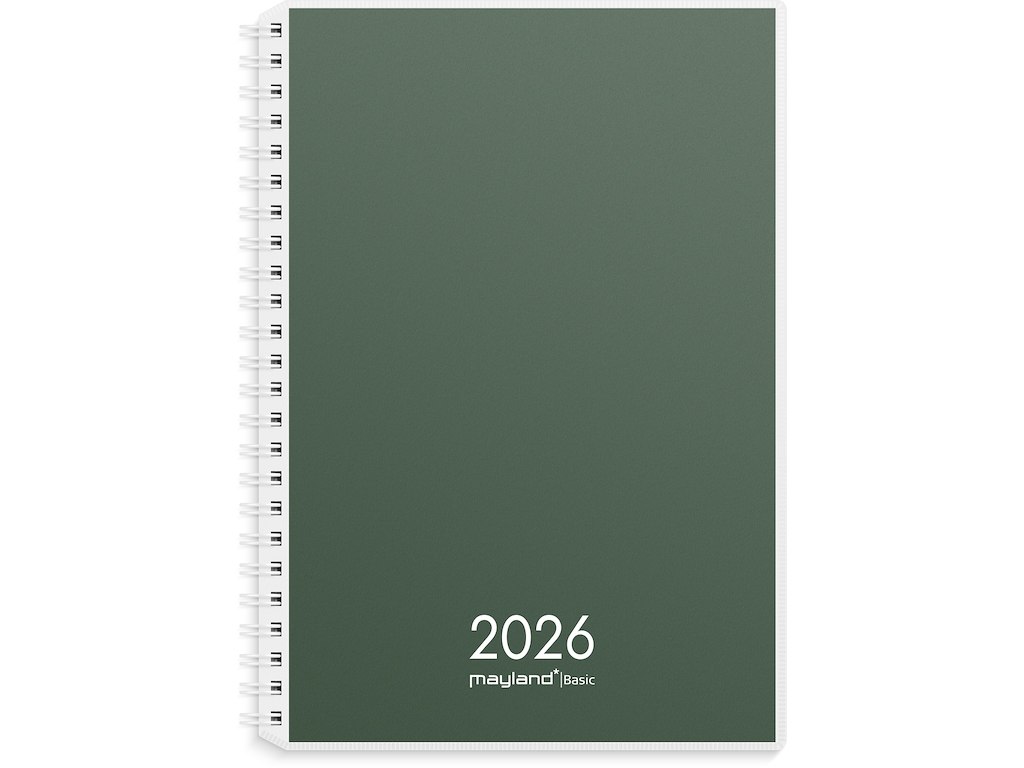 Basic ugekalender A5 PP-plast 2026