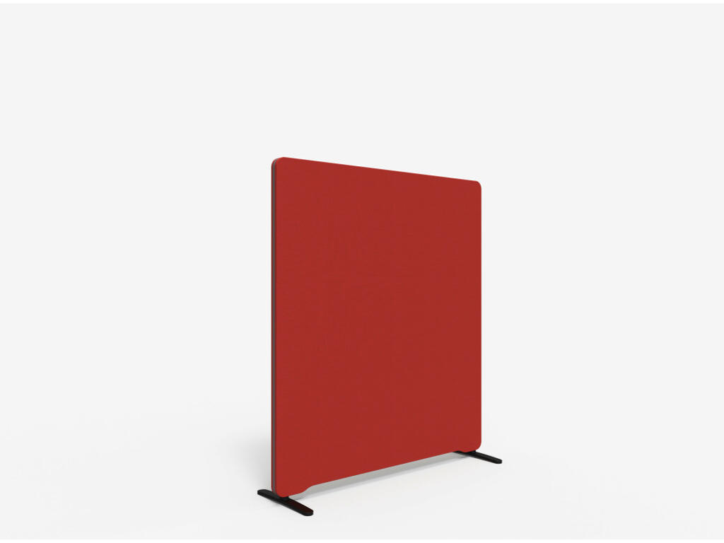 Lintex Gulvskærm Edge 1200 x 1350 mm rød Fiji Stof/mørkegrå Kantliste