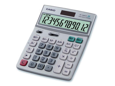 Regnemaskine Casio DF-120ECO