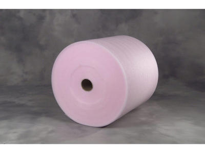 Skumfoam 50 cm x 150 meter antistatisk rosa