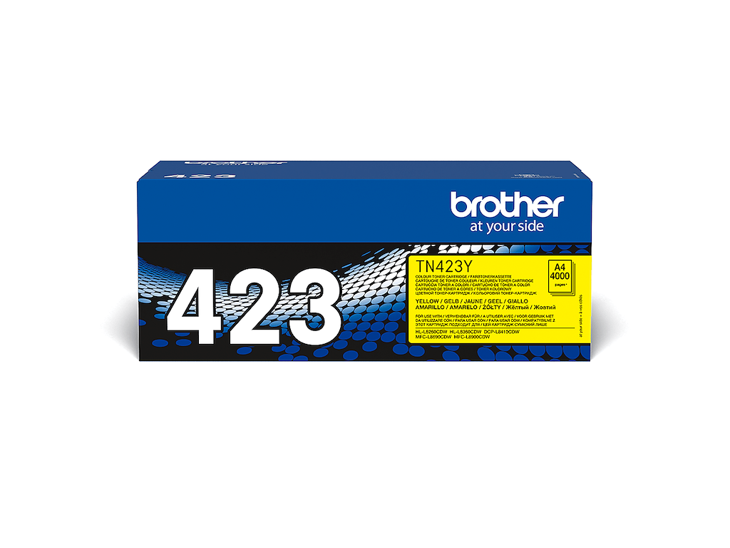 Brother toner TN-423Y gul, 4000 sider