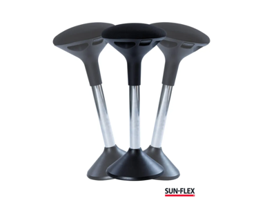 Active stol sort / sort sæde