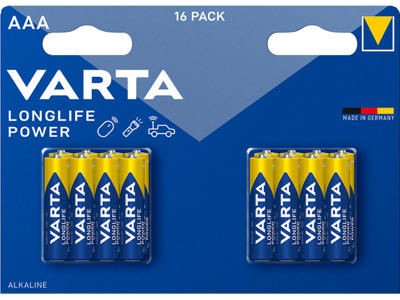 Batteri Varta Longlife Power AAA 16 stk
