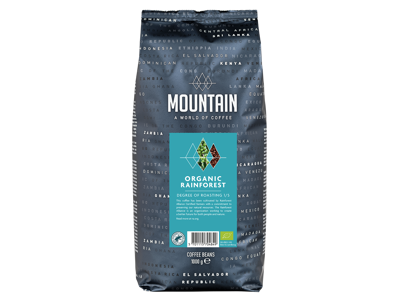 BKI kaffe | Mountain Rainforest | Økologisk | Hele bønner | 1 kg