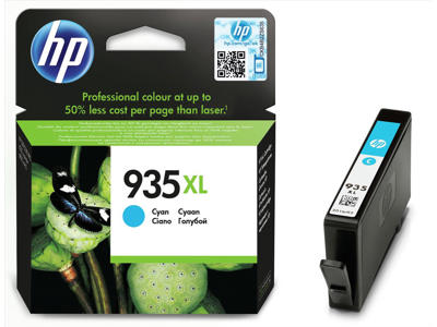 HP 935XL blæk cyan, 825 sider