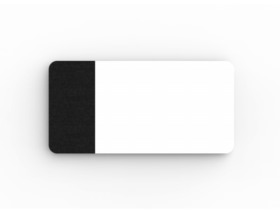 Lintex Mood Fabric Wall, glas venstre 2000 x 1000 (1500 x 1000 / 500 x 1000)