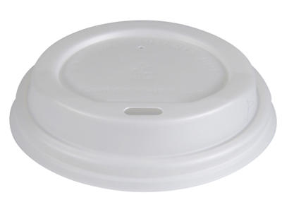 Låg til papkrus 36/48 cl hvid 100 stk