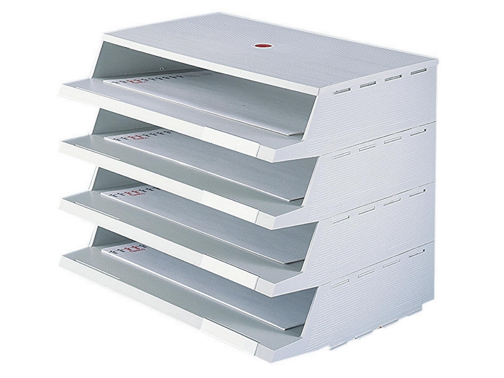 Brevbakker Twin Panorama grå 4 bakker 2100-9