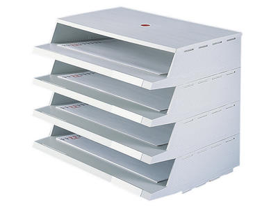 Brevbakker Twin Panorama grå 4 bakker 2100-9