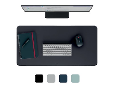 Skriveunderlag Leitz 80x40 cm sort