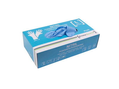 Nitrilhandske pudderfri Plus L blå 100 stk