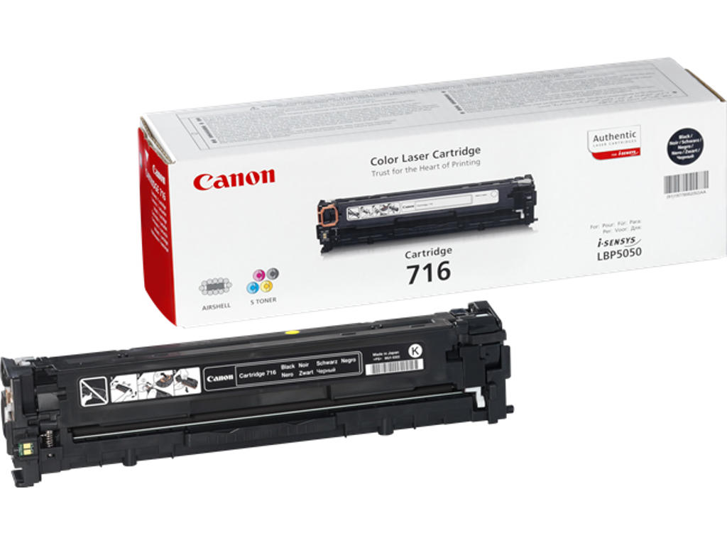 Canon toner 716 sort, 2300 sider