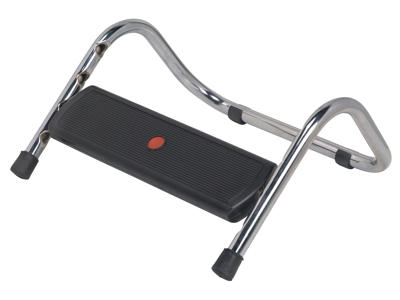 Fodstøtte Twin 3131 sort/chrom