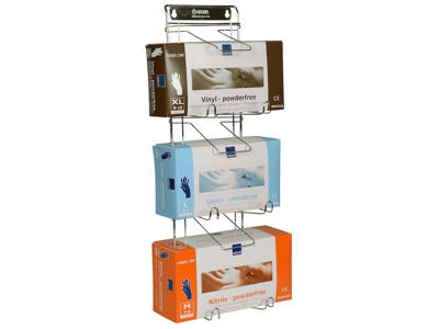 Handskestativ til 3 æsker