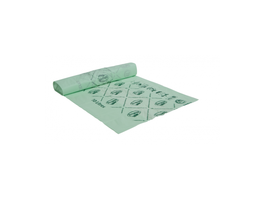 Spandeposer 43x45 10L BioBag grøn 25 stk.