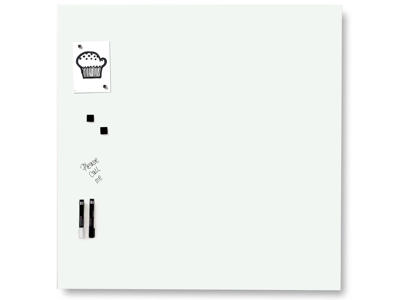 Magnetisk glastavle Naga | 100 x 100 cm | Hvid