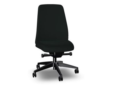 Interstuhl kontorstol uden armlæn | Every EV116 | Sort