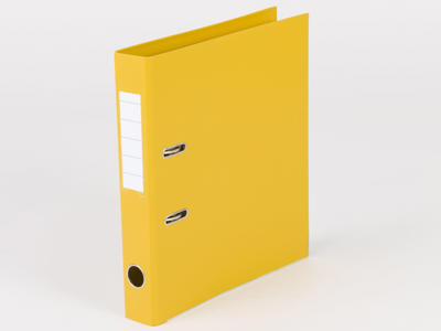 Brevordner A4 50 mm Q-Line gul