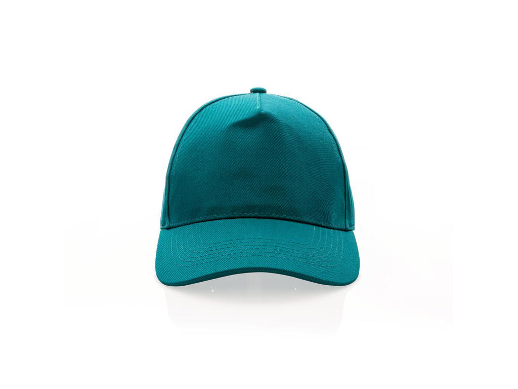 Impact 5 Panels cap, 280gr Genanvendelig Bomuld, med Aware&trade;, Verdigris