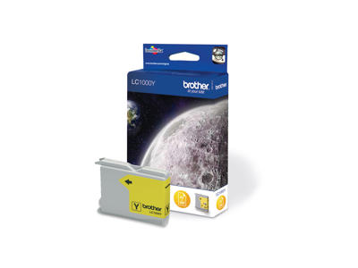 Brother blæk LC1000Y gul, 400 sider