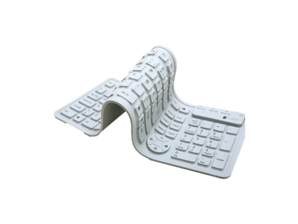 Tastatur Flexfold Silicone grå
