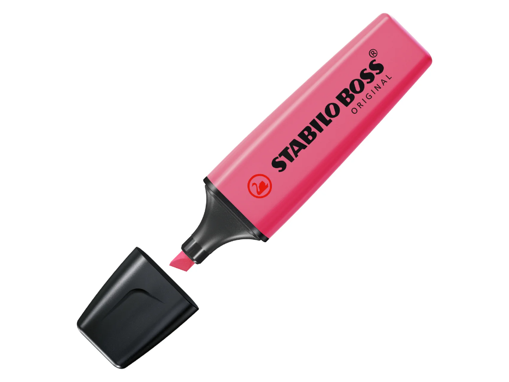 Overstregningstusch | Stabilo | Boss | pink