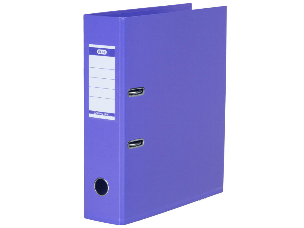Brevordner ELBA A4 80 mm lilla