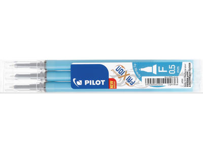 Refill Pilot FriXion Point lyseblå 0,5 mm 3-stk