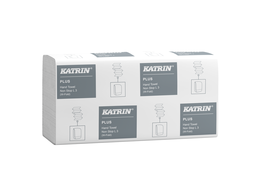 Håndklædeark Katrin Plus 87099 L 3 W-fold 3-lags 1890 ark