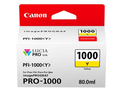 Canon blæk PFI-1000 Y yellow