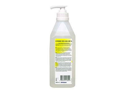 Hånddesinfektion Combi Des gel 85% 600 ml med pumpe