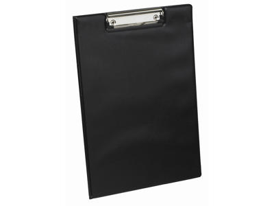 Clipboard A4 med omslag formular sort