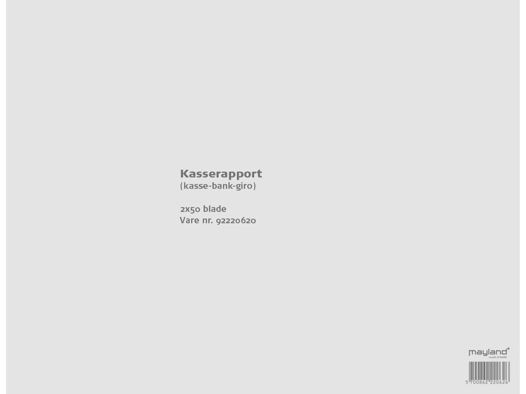 KASSERAPPORT 92 2206 20