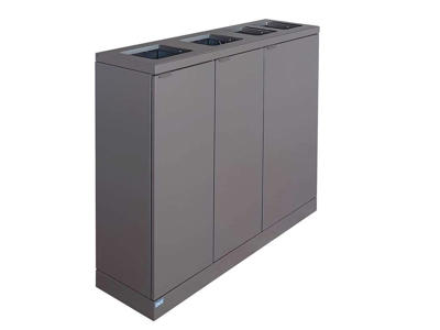 Affaldsbeholder Bica 2x65L+2x45L antracit 