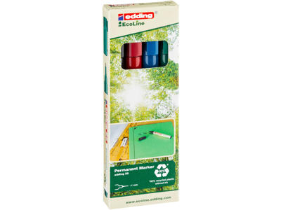 Marker Edding 25 Ecoline 4 ass