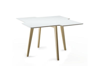 Bord twisted little star 125x125cm laminat/eg