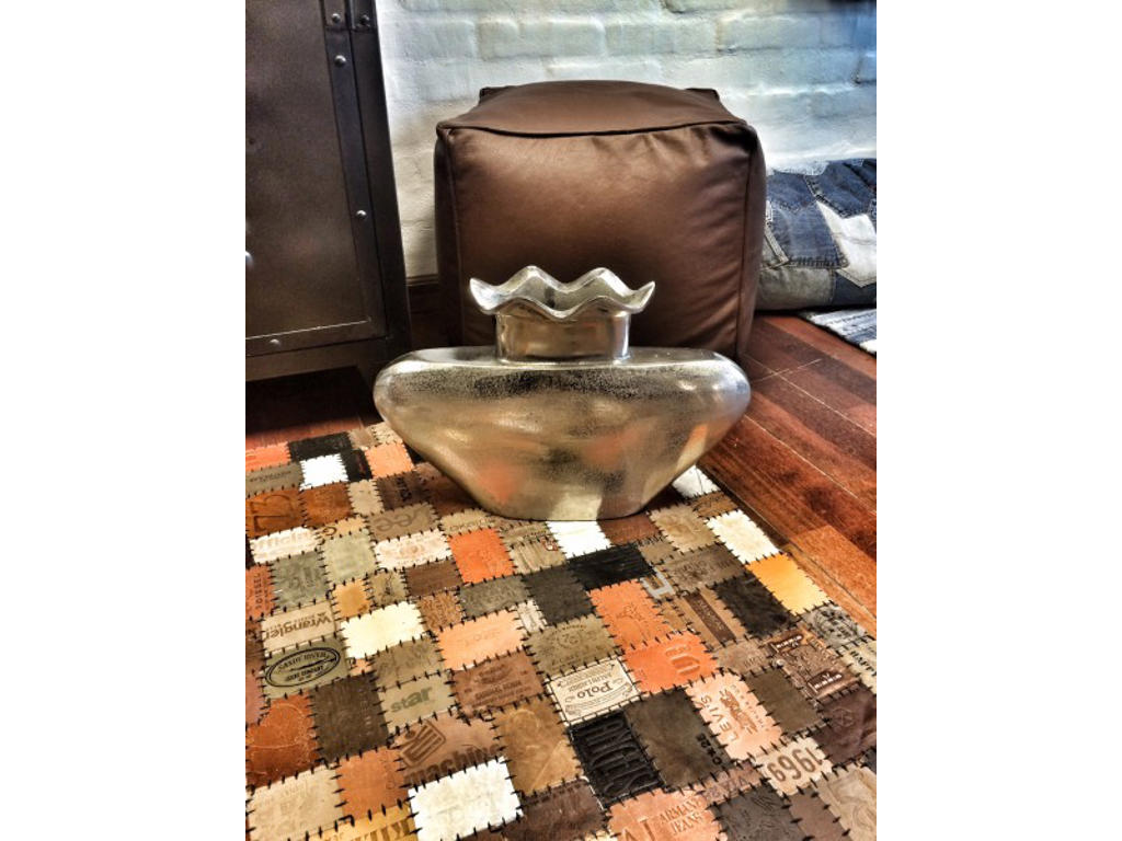 VASE I NIKKEL - ALU LOOK