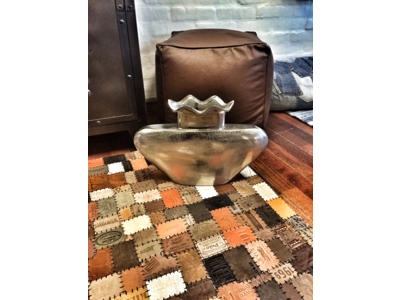 VASE I NIKKEL - ALU LOOK