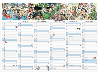 Vægkalender Otto Dickmeiss A3 2026