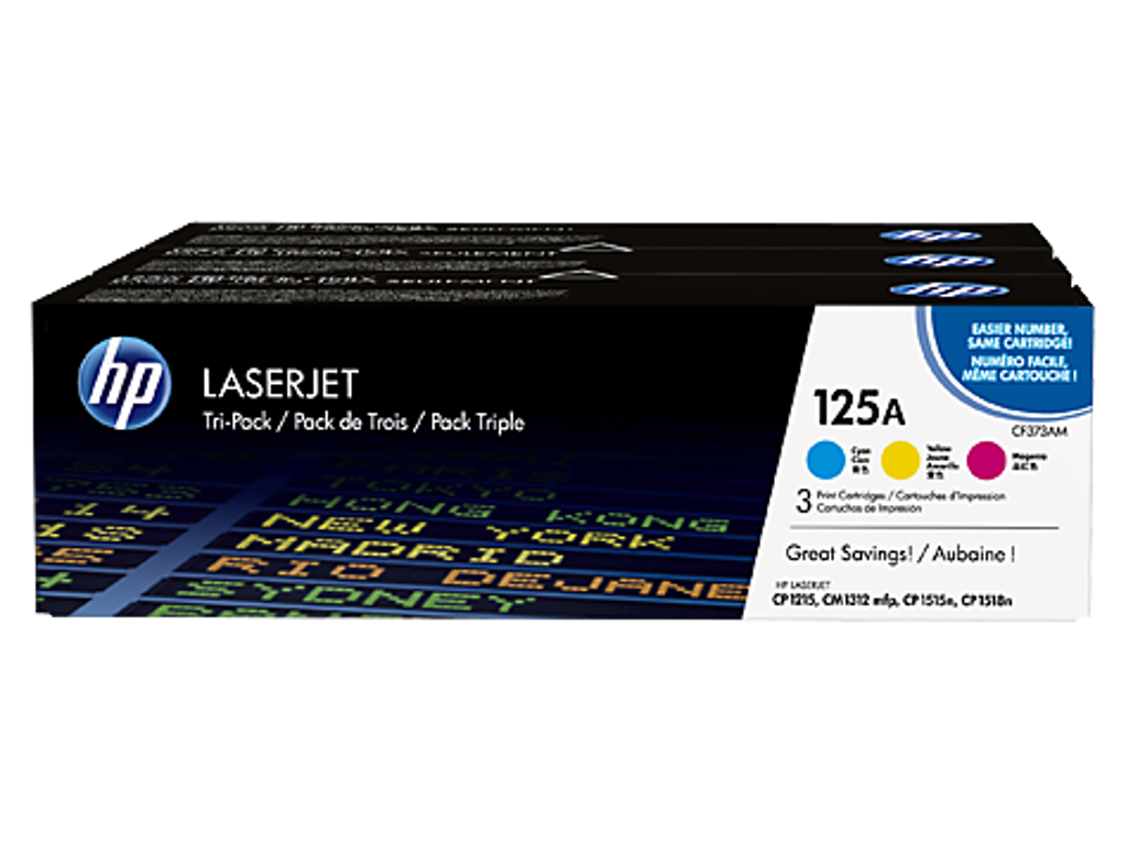 HP 125A toner CF373AM CMY, 4200 sider
