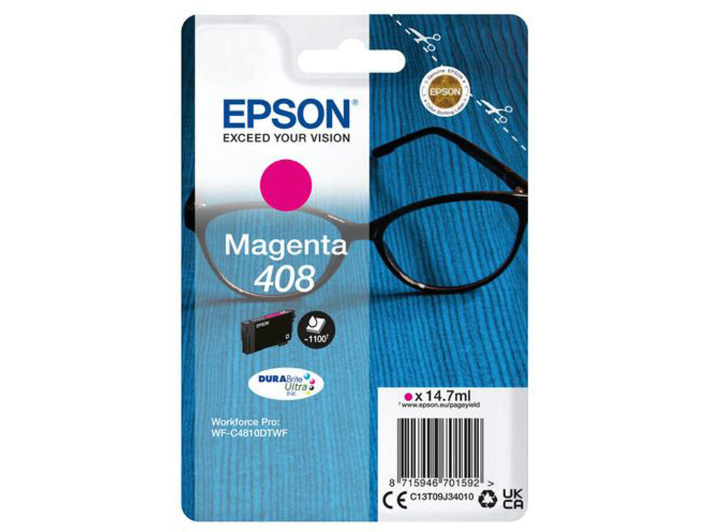 Epson blæk 408 magenta, 1100 sider