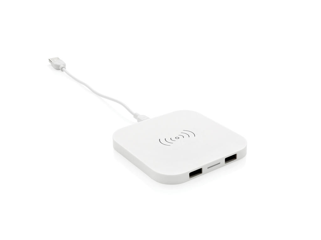 Trådløs 5W oplade pad, hvid