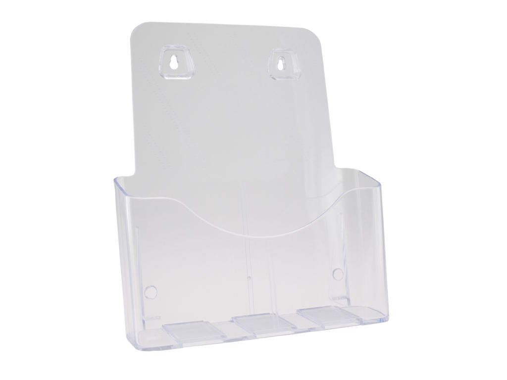 Brochureholder A4 1 rum bord/væg klar