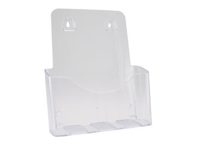 Brochureholder A4 1 rum bord/væg klar