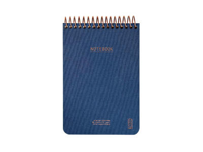 Notesblok KOZO Premium A6 100 g linjeret navy