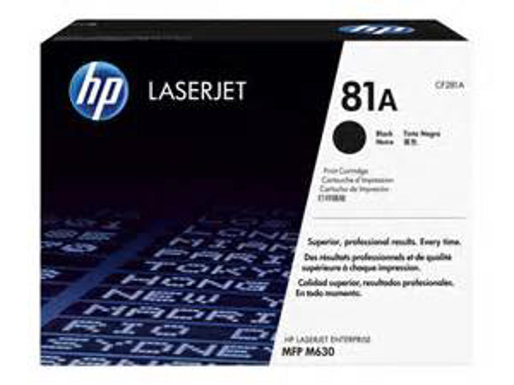 HP 81A toner CF281A sort, 10500 sider