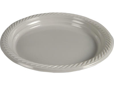 Tallerken flergangs Ø23 cm lysegrå 25 stk