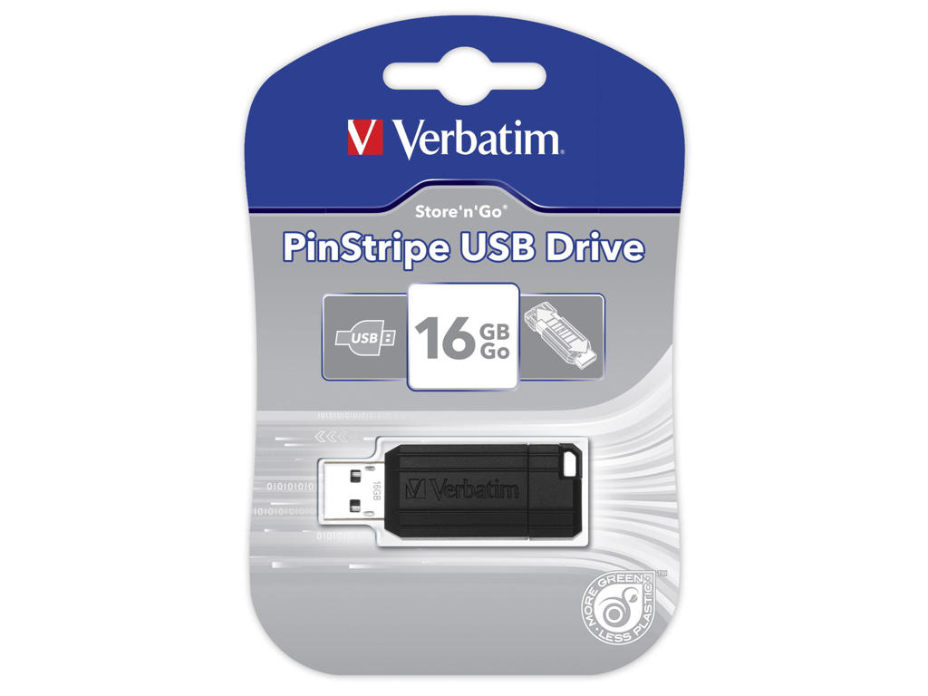 USB Nøgle 2.0 Pinstripe 16 gb
