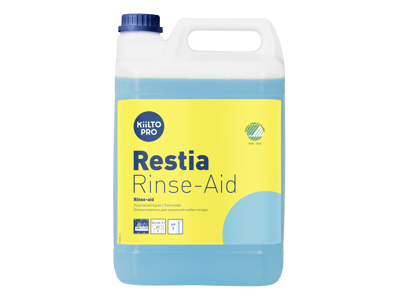 Afspændingsmiddel KiiLTO Restia Rinse-Aid 3 x 5 liter
