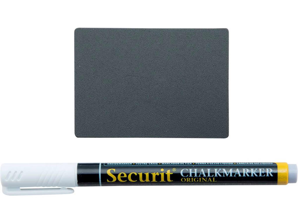 Chalkboard tags A8 20 stk incl. hvid chalkmarker